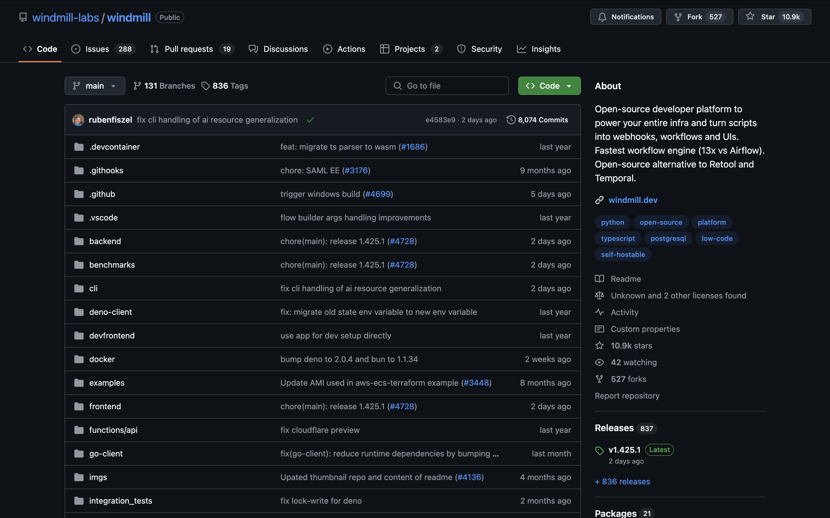 Windmill GitHub Windmill GitHub